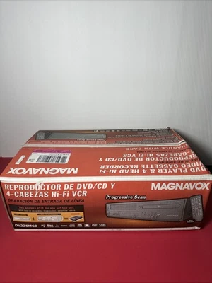Raro Nuevo en Caja: Magnavox DV225MG9 DVD/VCR Combo con Control Remoto, ¡Nuevo! Foto 1 de 4