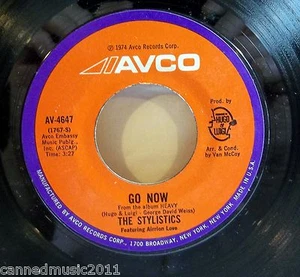 Stylistics:  Go Now / Heavy Fallin' Out  [New and unplayed] - Imagen 1 de 2