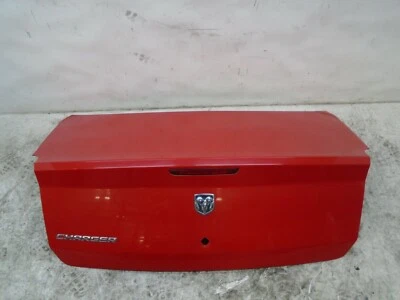 2006-2010 Dodge Charger Trunk/Hatch/Tailgate Without Spoiler Red OEM DK90632 - Image 1 of 4