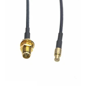 RF Cable MCX male to SMA female nut bulkhead RG174 6"~10FT For DVB TV radio GPS - Picture 1 of 5