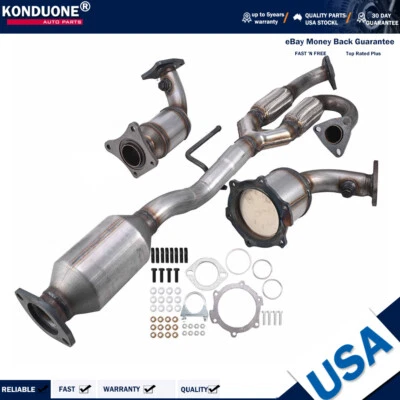 Juego convertidor catalítico para Nissan Murano S SE SL 2003-2007 3,5 L OBDII aprobado Foto 1 de 4