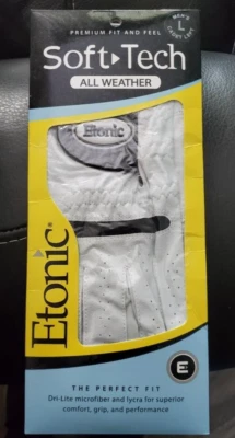 Nuevo Guante de Golf Etonic Soft-Tech Para Hombre Izquierdo Grande Cadete Todo Clima Premium Foto 1 de 2