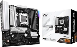 ASRock B850M Pro RS Motherboard Mainboard, Sockel AM5, Micro-ATX, DDR5 - Bild 1 von 11