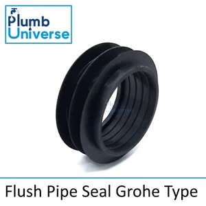 Flush Pipe Connector Seal Rubber Flush Cone Pipe To Pan Grohe Type - Picture 1 of 1