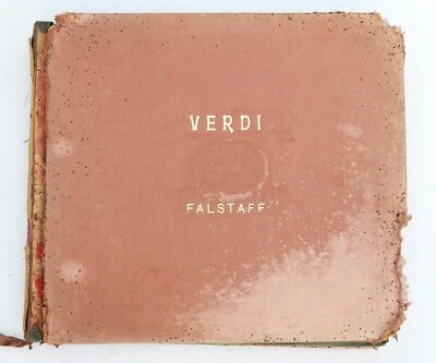 COLUMBIA VERDI FALSTAFF RIMINI BACCALONI NESSI & VENTURINI 78 RPM RECORD-14 DISC - Image 1 of 4