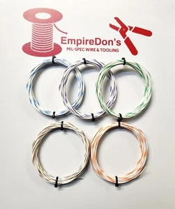 22 AWG Mil-Spec Draht Teflon PTFE Litze versilbert Kupfer Kit 125 Fuß - Bild 1 von 1