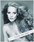 JERRY HALL signed NO TOP YOUNG SEXY 8x10 coa BEAUTIFUL SUPERMODEL PORTRAIT POSE