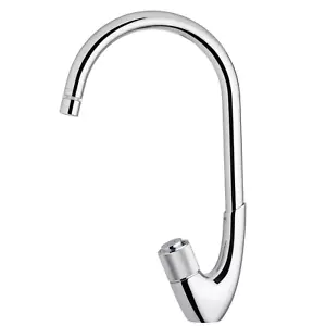 Hommix Rubineta Swan-33 Miscelatore Cucina Elegante Attivato a Pulsante con Controllo Flusso - Foto 1 di 5