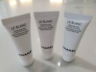 Lot 3 Chanel Le Blanc Brightening Tri-Phase Makeup Remover Samples .17 Fl Oz Ea