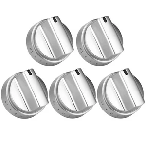 5PCS AP5989029 Stainless Steel Control Knob Fits For GE Gas Range Stove - Picture 1 of 18