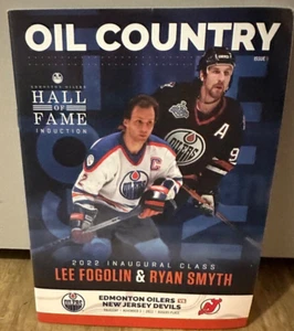 McDavid Ryan Smyth Lee Foglin Program Nov 3 2022 vs Devils HOF - Bild 1 von 1