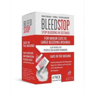 Polvo de primeros auxilios para la coagulación de la sangre, kit de trauma anticoagulante pacientes BleedStop - Imagen 1 de 5