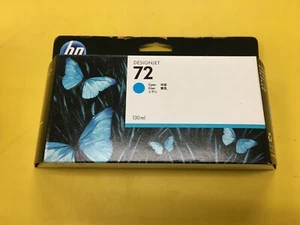 Genuine HP Designjet 72 Cyan Ink 130ml C9371A EXP May 2014 - Picture 1 of 3