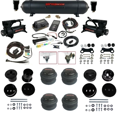 Air Lift 3P Air Ride Kit w/airmaxxx Black 580 Fits 1958–60 Cadillac Deville - Image 1 of 4