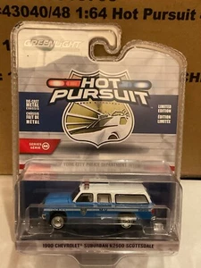 Chevrolet Suburban 1990 Greenlight Hot Pursuit policía de la ciudad de Nueva York - Imagen 1 de 1
