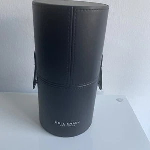 NEW DOLL SMASH Black Faux Leather Make-Up Brush Holder/ Storage Travel gift - Picture 1 of 5
