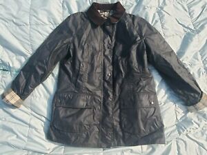 Barbour Beadnell Waxed Jacket Ladies Sage US 14 NWT