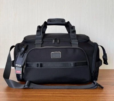 NEW TUMI Alpha Bravo MASON DUFFEL 232722 Black Bag Boston Bag Golf Bag