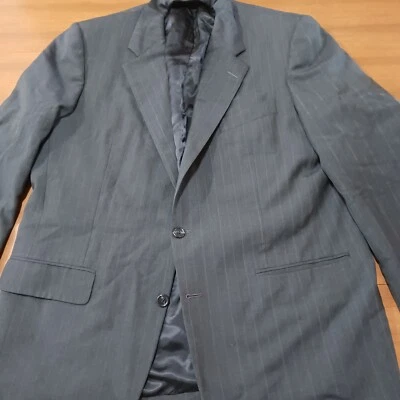 H. Freeman & Sons Hand Tailored Gray Tweed Wool Sport Coat Jacket Blazer 44 R - Image 1 of 4