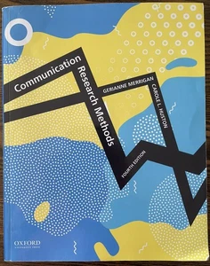 Communication Research Methods Merrigan Huston 4th Edition Oxford :VG - Picture 1 of 2