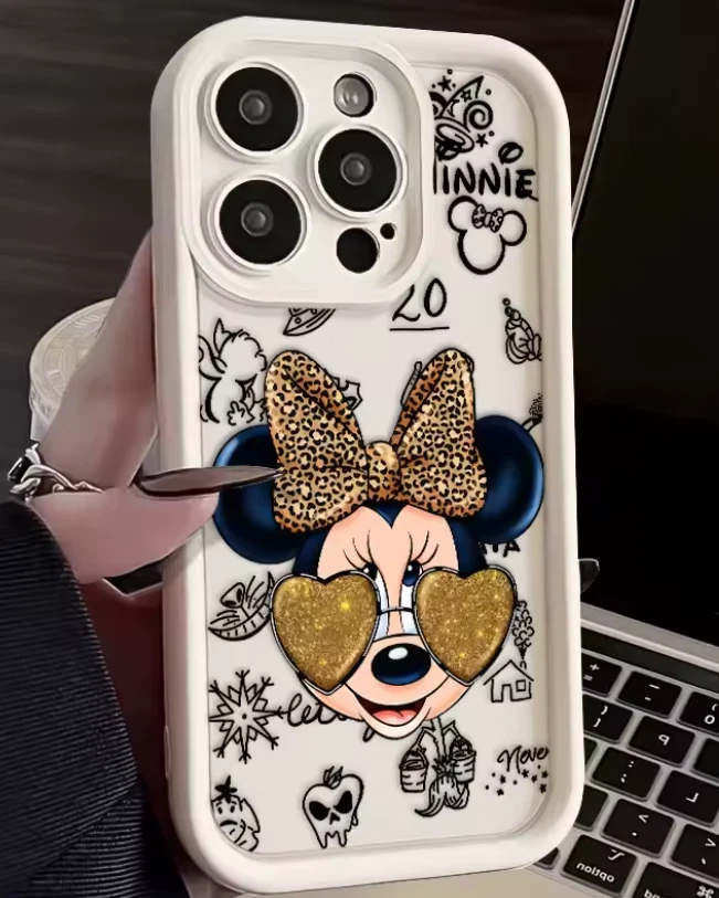 Disney Mickey & Friends Minnie Mouse Apple iPhone 11/1213/14/15/16 Phone Case - Image 1 of 4