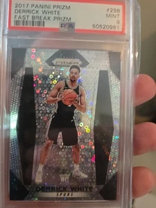 2017 Prizm Derrick White Fast Break Prizm RC. PSA 9 MINT!! - Picture 1 of 3