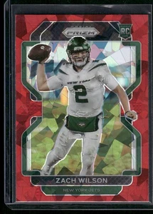 2021 Panini Prizm #332 Zach Wilson Red Ice Rookie RC - Bild 1 von 2