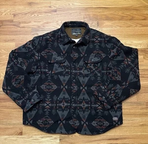 Giacca camicia Jachs New York misto lana sherpa foderata multicolore uomo TG XXL - Foto 1 di 11