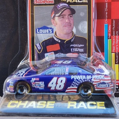 🏁 Racing Champions NASCAR 1/64 diecast #48 Lowes POWER OF PRIDE Jimmie Johnson  - Image 1 of 3
