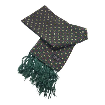 Tootal Mod Indie 1960s Pattern Scarf Vintage Retro Mens Fringed Ascot Cravat 104 - Image 1 of 4