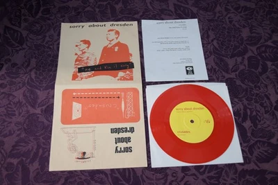 Sorry About Dresden Crusades 7 Inch RED Vinyl 1st Single Oberst EX/NM - Image 1 of 4