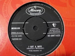 THE MARK IV-I GOT A WIFE-MERCURY - Picture 1 of 2