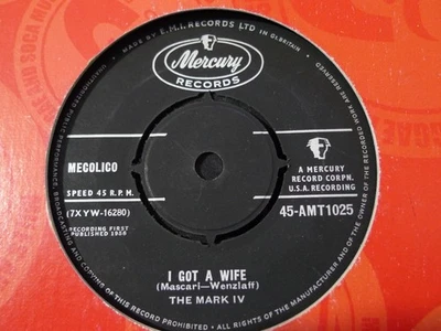 THE MARK IV-I GOT A WIFE-MERCURY - Image 1 of 2