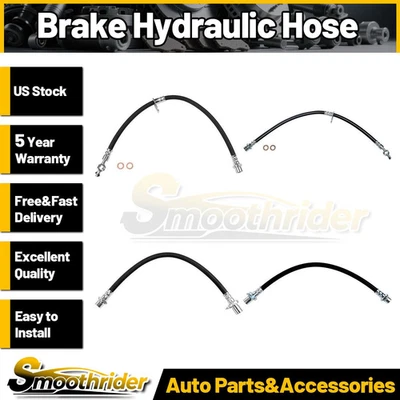Mangueras hidráulicas de freno trasero delantero Sunsong 4 piezas para Toyota Camry 1992 1993 1994 Foto 1 de 4