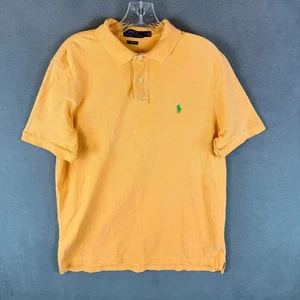 Polo Ralph Lauren Para Hombres Polo M Naranja Manga Corta Calce Clásico Poni Preppy - Imagen 1 de 8