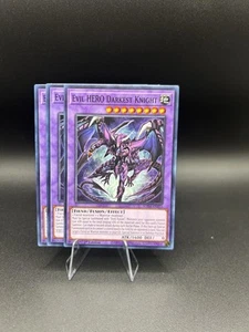 YU-GI-OH! 3x Chevalier le plus sombre héros maléfique SUDA-EN033 commun - Photo 1/1