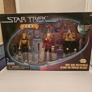 Playmates Toys Star Trek Tng Next Generation 1701 Rare Set Picard Yar Barclay... - Bild 1 von 24