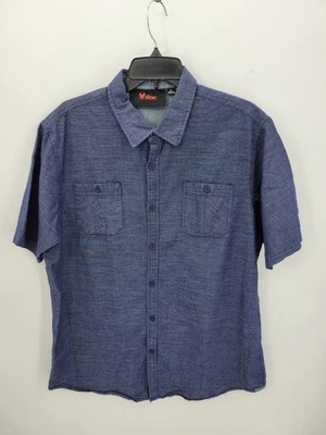 Stoic Shirt Mens XL Blue Short Sleeve Button Up Pockets Casual Office Outdoor - Image 1 of 4