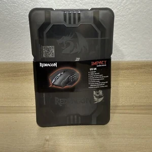 Redragon M908 Impact RGB LED MMO Gaming Mouse with 12 Side Buttons Wired Mouse - Picture 1 of 11