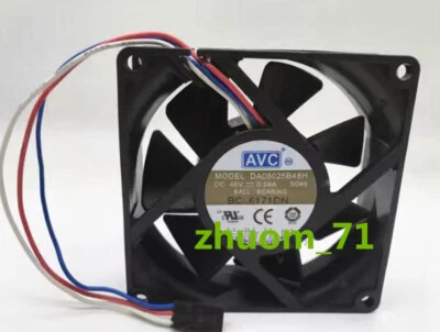 1PC AVC DA08025B48H 8025 48V 0.09A cooling fan - Image 1 of 3