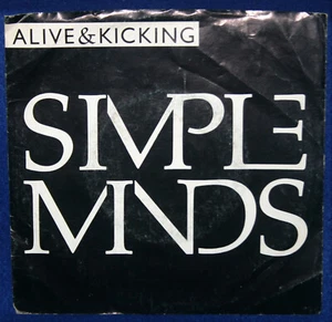 Simple Minds "Alive And Kicking/Up On The Catwalk)" 1985 45rpm w/Pic - Picture 1 of 4
