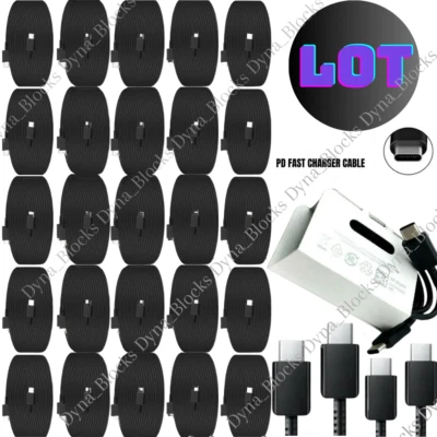 Venta al por mayor Lote Cable USB C a USB C PD Tipo C Cable Cargador Rápido Para Samsung S10 Foto 1 de 4