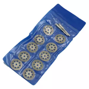 10 ruote da taglio diamantate per smerigliatrice utensile rotante Dremel metallo disco da taglio - Foto 1 di 10