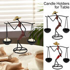 Artistic Table Candle Holder Iron Candlestick Holder Retro Candle Stand ·