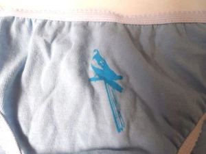 New Xhilaration Girls' Underwear 100% Cotton Size: S (6-6X) Blue - Picture 1 of 3