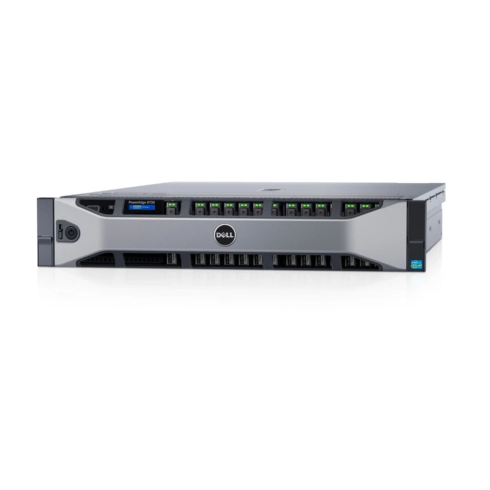 NEW Dell PowerEdge R730 Xeon 20-Core E5-2698v4 2.2GHz 96GB 5.4TB 2U Rack Server - Image 1 of 1