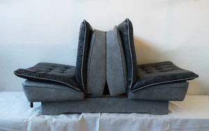 Lounge Boat Seat Back to Back W/Base Gray - Picture 1 of 3