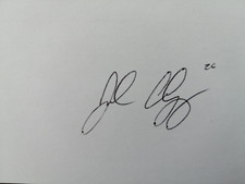 2001 Auburn Doubledays: Josh Celigoy, SIGNED 3x5 Card