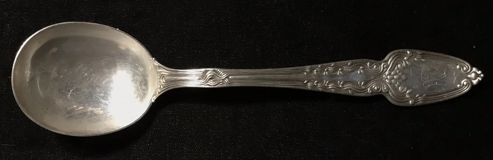 Cubiertos de plata de ley - Cuchara sopera Gumbo maíz escoba Tiffany mono *Juego más raro Foto 1 de 3