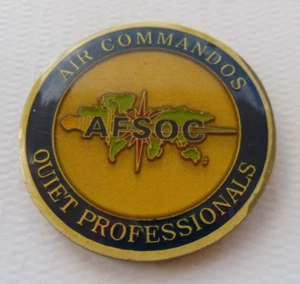 Moneda Desafío de Operaciones Especiales de la Fuerza Aérea del décimo aniversario de los Comandos Aéreos AFSOC - Imagen 1 de 4